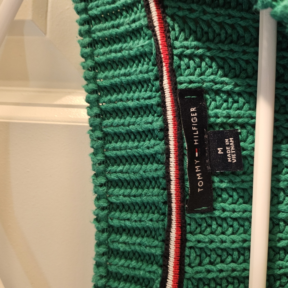 Tommy Hilfiger Green Knit Sweater